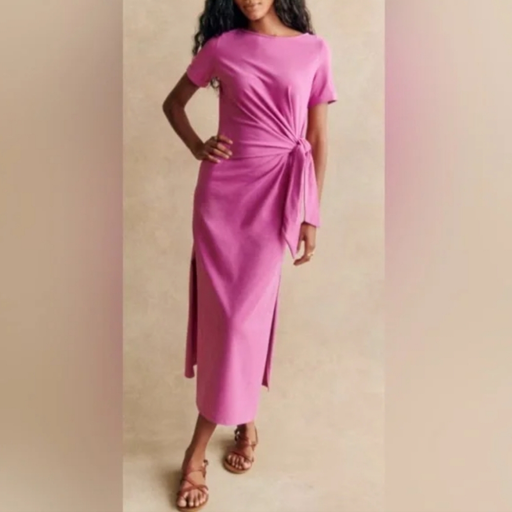 Sezane Pippa Maxi Dress In Dahlia
